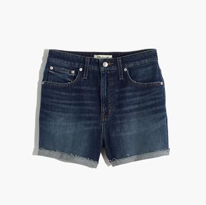 Curvy High-Rise Denim Shorts in Canterdale Wash